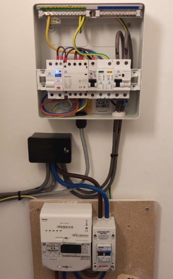 Installing a Tesla Charger with a Cable Route Through the House