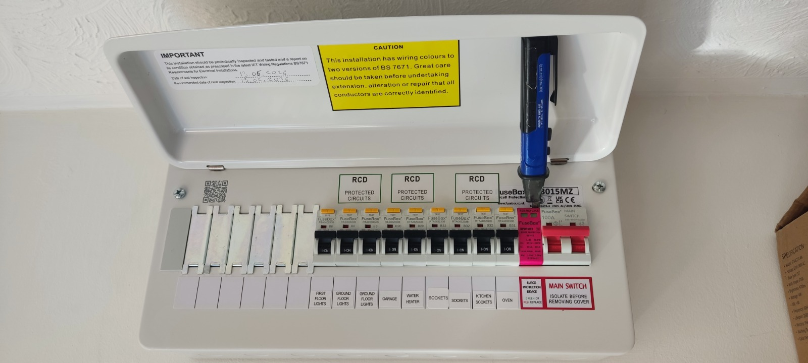 Consumer Unit Upgrade in Wokingham: Modern RCBO Fuse Board Installation for Improved Electrical Safety