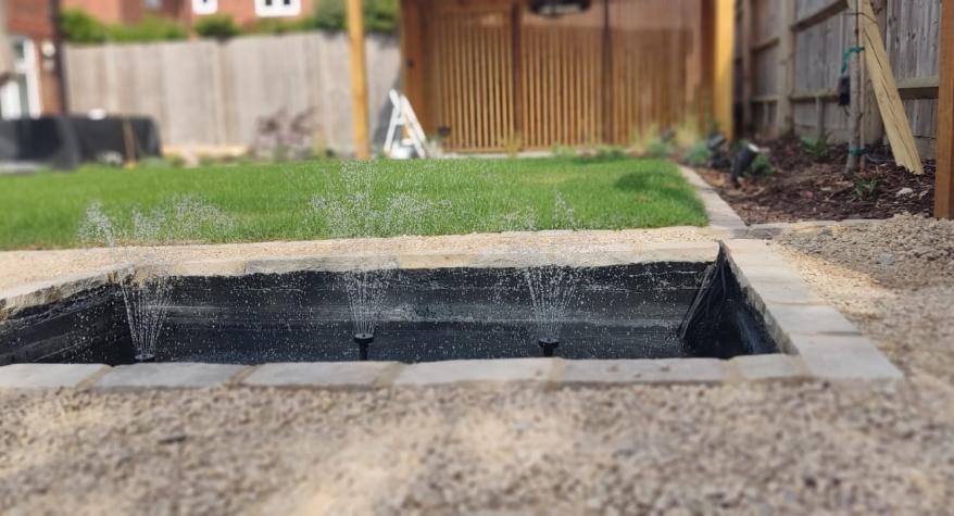 Garden Electrical Installation Completed in Wokingham