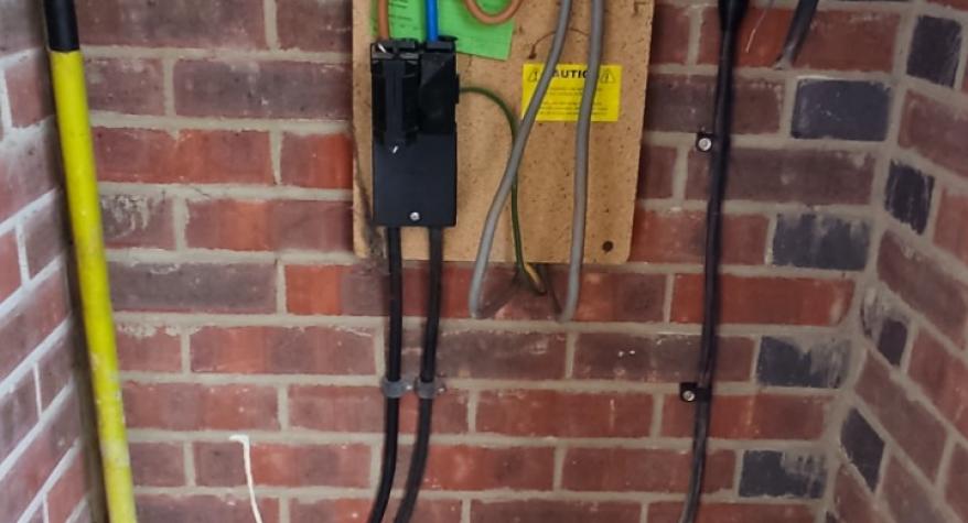 Bringing Electricity to a Garden Log Cabin in Wokingham