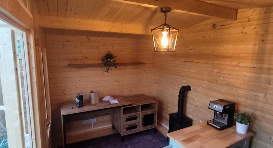 Finishing the Electrics in a Garden Office and Gym