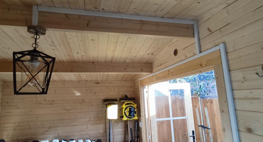 Finishing the Electrics in a Garden Office and Gym