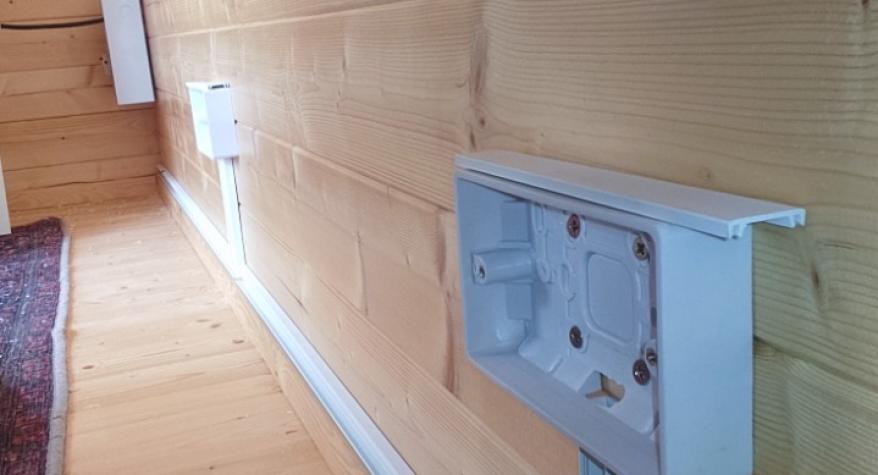Finishing the Electrics in a Garden Office and Gym