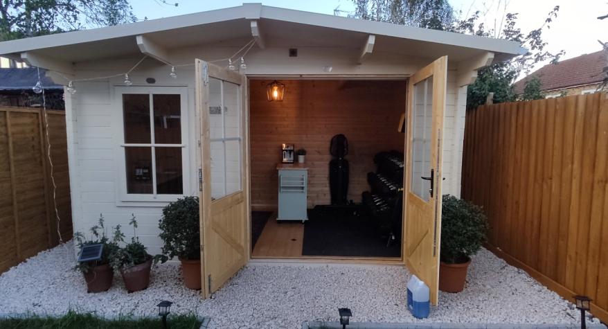 Finishing the Electrics in a Garden Office and Gym