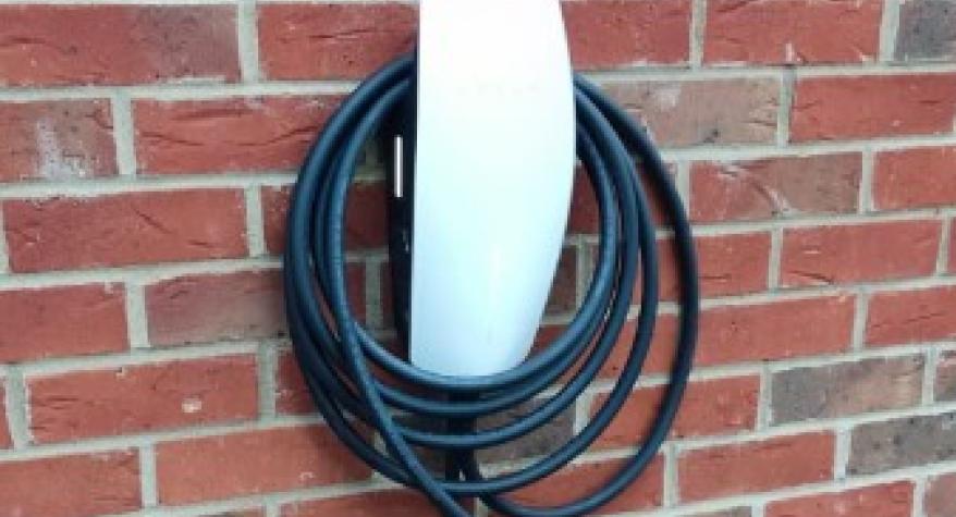 Installing a Tesla Charger with a Cable Route Through the House